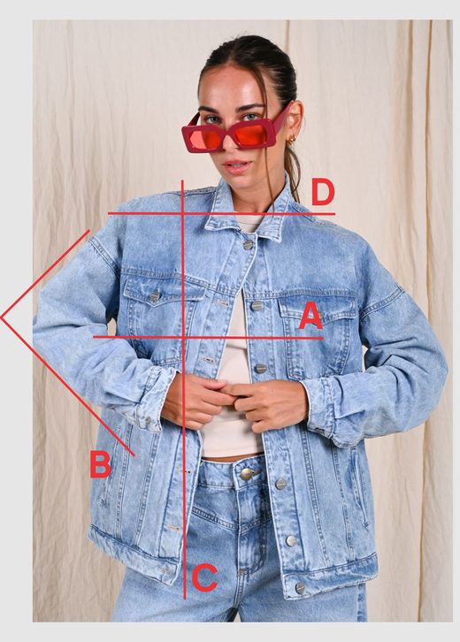 Cómo medir Campera Oversize